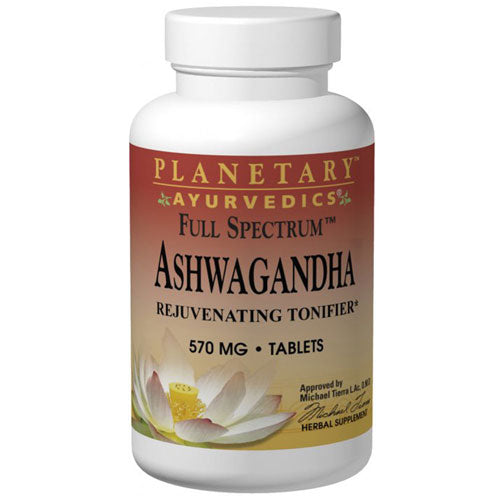 Ashwagandha Full Spectrum 60 tabs By Planetary Ayurvedics