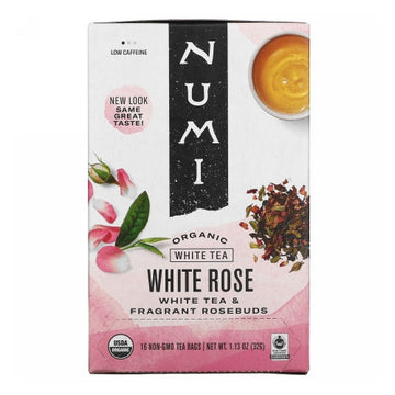 White Tea Rose 16 bags By Numi Tea