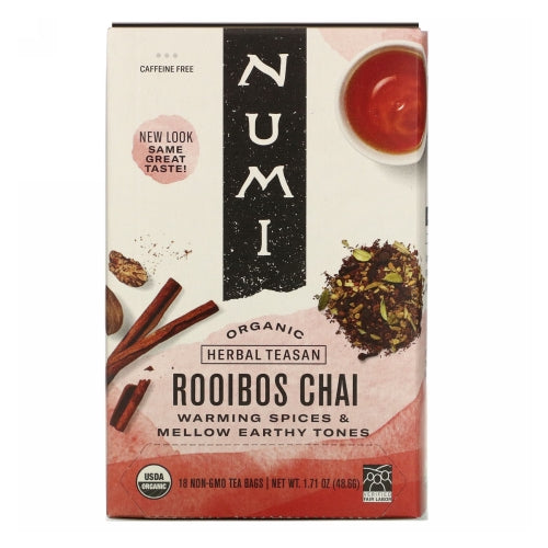 Ruby Chai Spiced Rooibos Tea 18 bags By Numi Tea