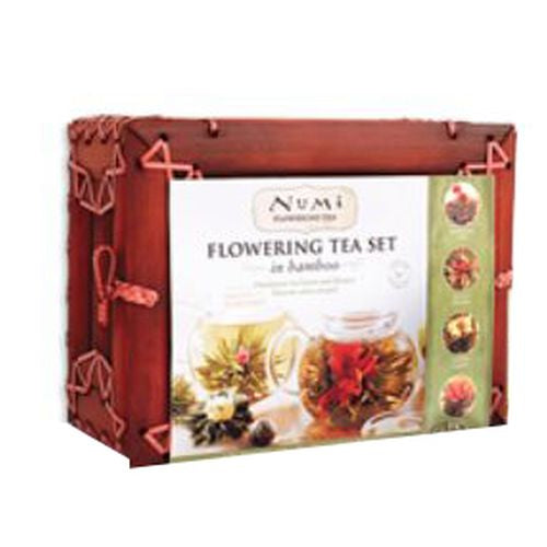 Flowering Tea Gift Set Teapot Box 1.29 oz By Numi Tea