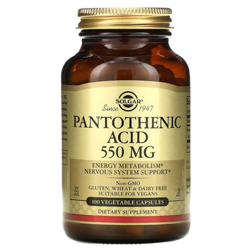Solgar, Pantothenic Acid, 550 mg