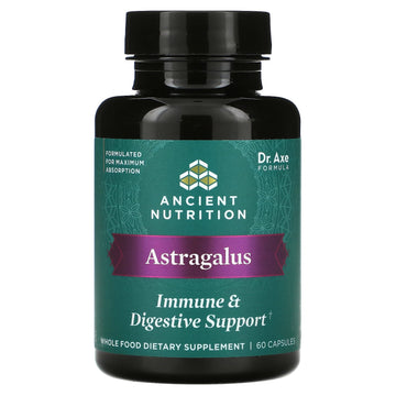 Dr. Axe / Ancient Nutrition, Astragalus, Immune & Digestive Support, Capsules