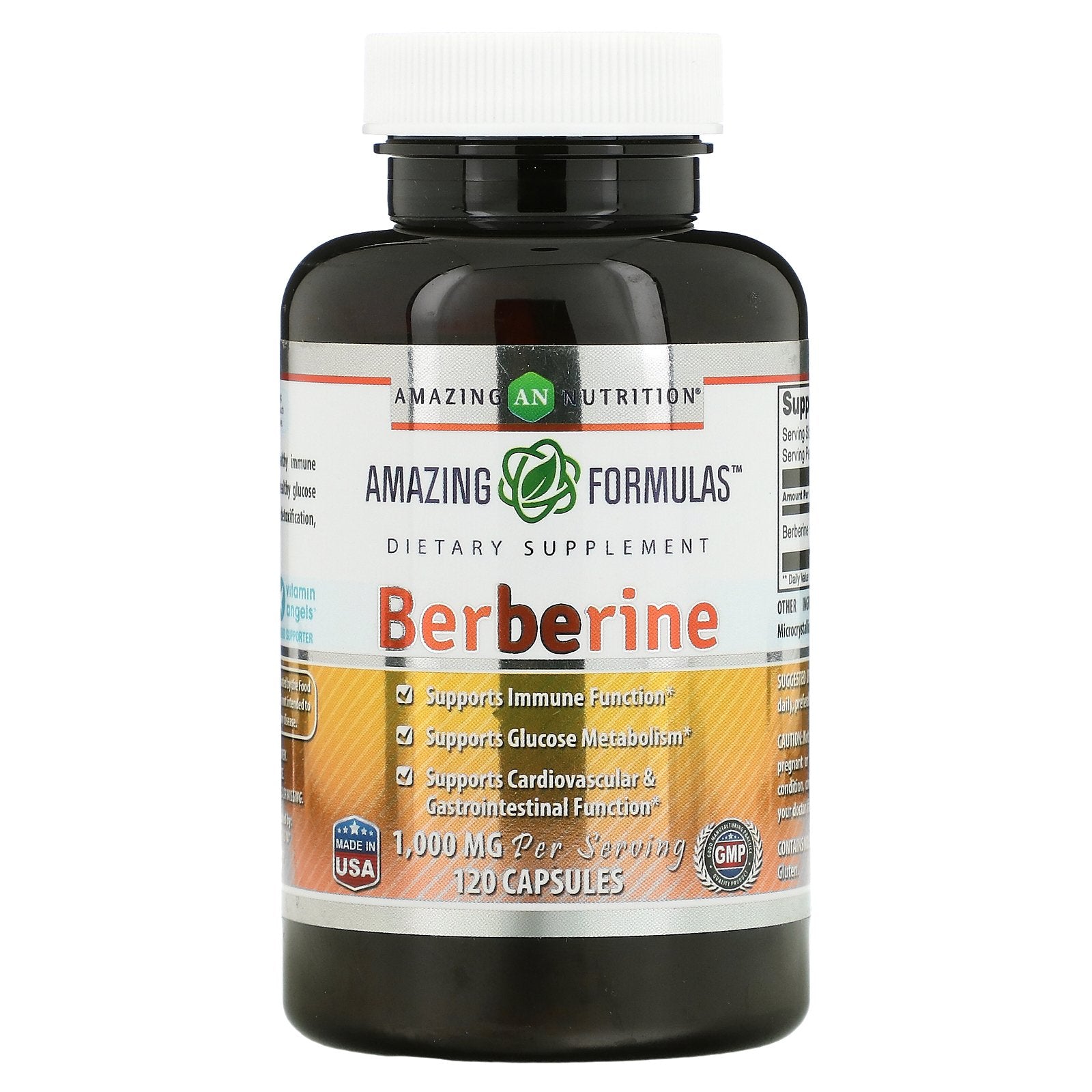 Amazing Nutrition, Berberine, 500 mg,  Capsules