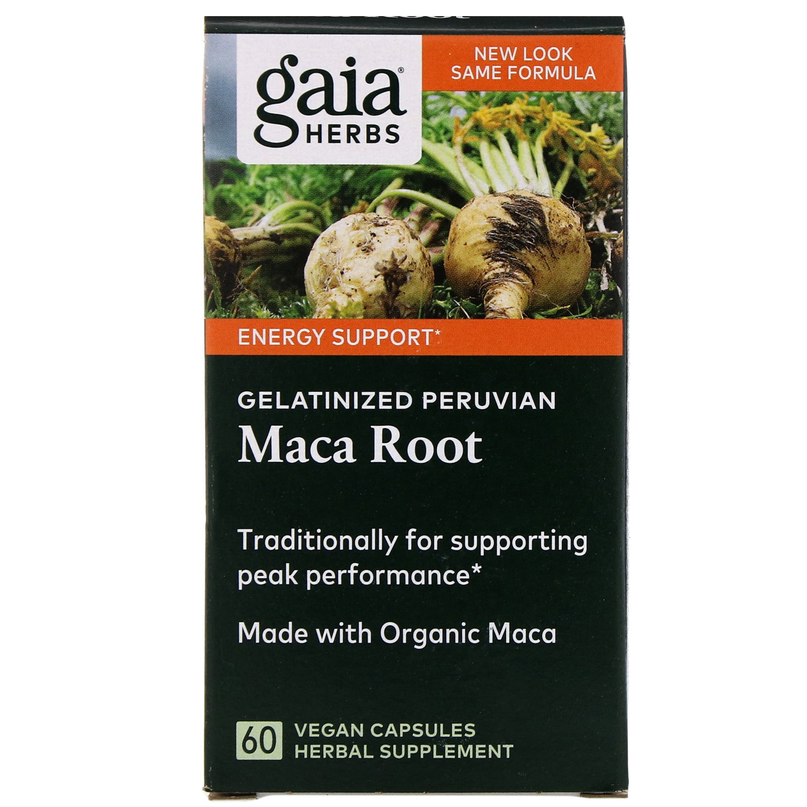 Gaia Herbs, Gelatinized Peruvian Maca Root,  Vegan Capsules