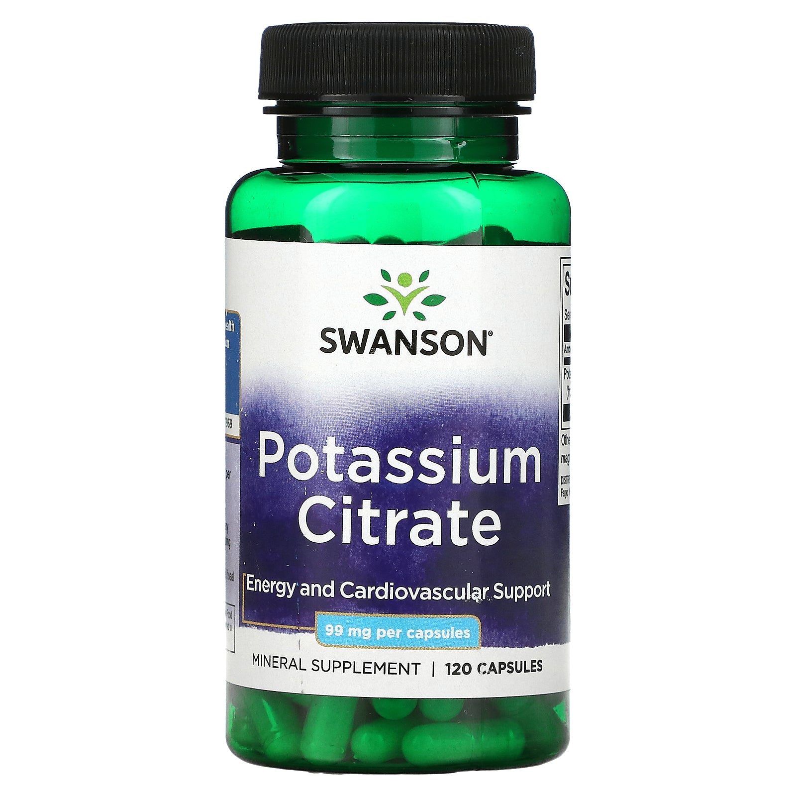 Swanson, Potassium Citrate, 99 mg