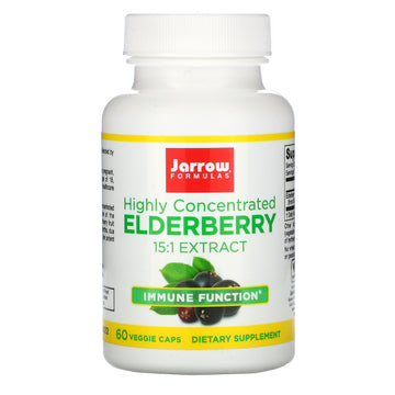 Jarrow Formulas, Highly Concentrated Elderberry Extract,  Veggie Caps