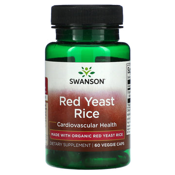 Swanson, Red Yeast Rice, Veggie Caps