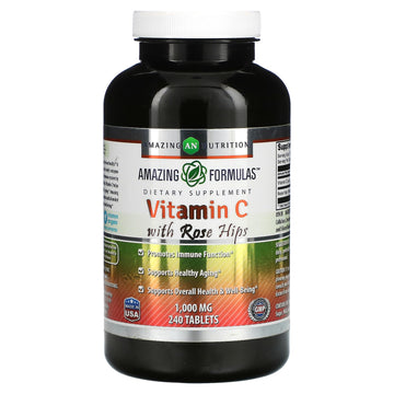 Amazing Nutrition, Vitamin C with Rose Hips, 1,000 mg