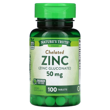 Nature's Truth, Chelated Zinc, 50 mg