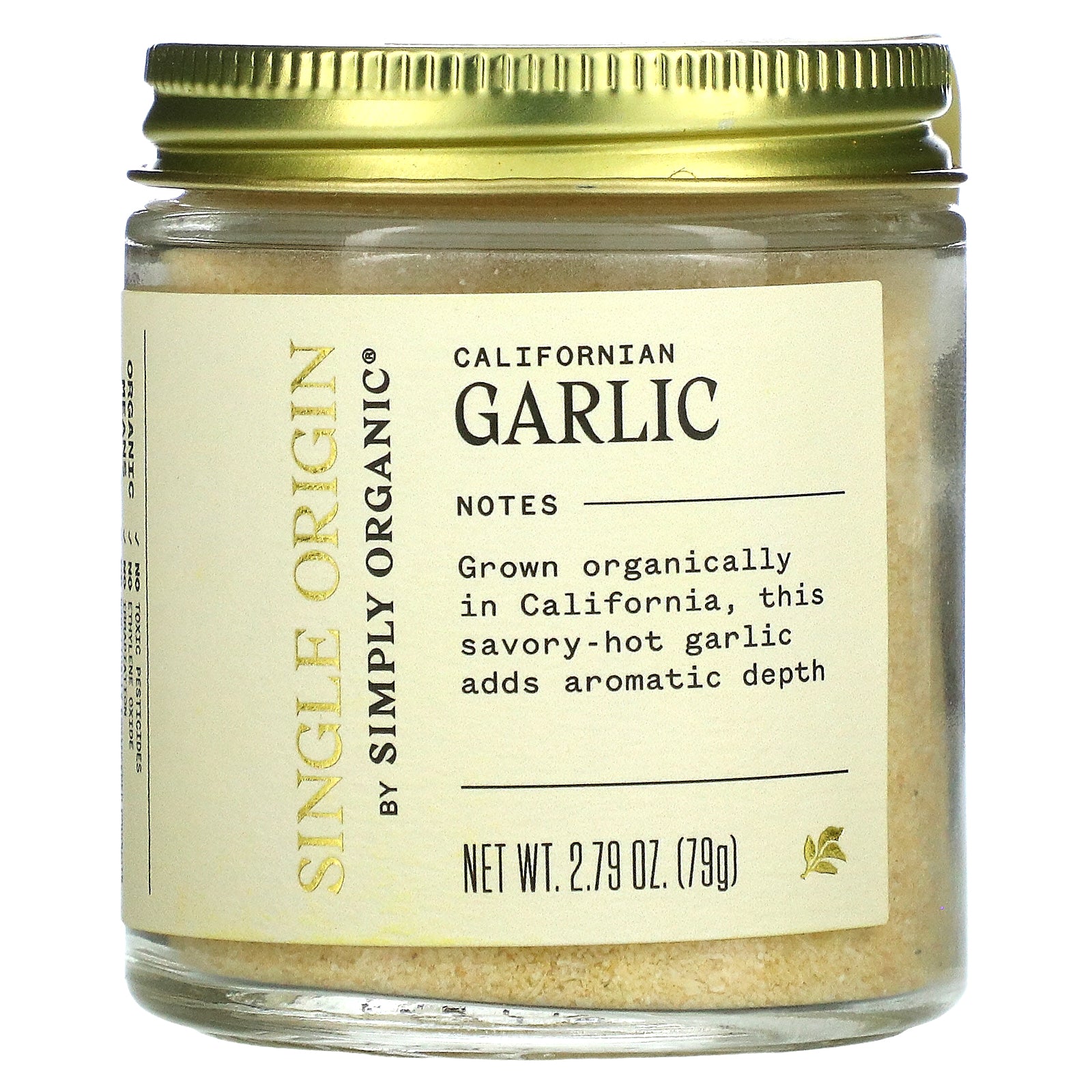 Simply Organic, Single Origin, Californian Garlic