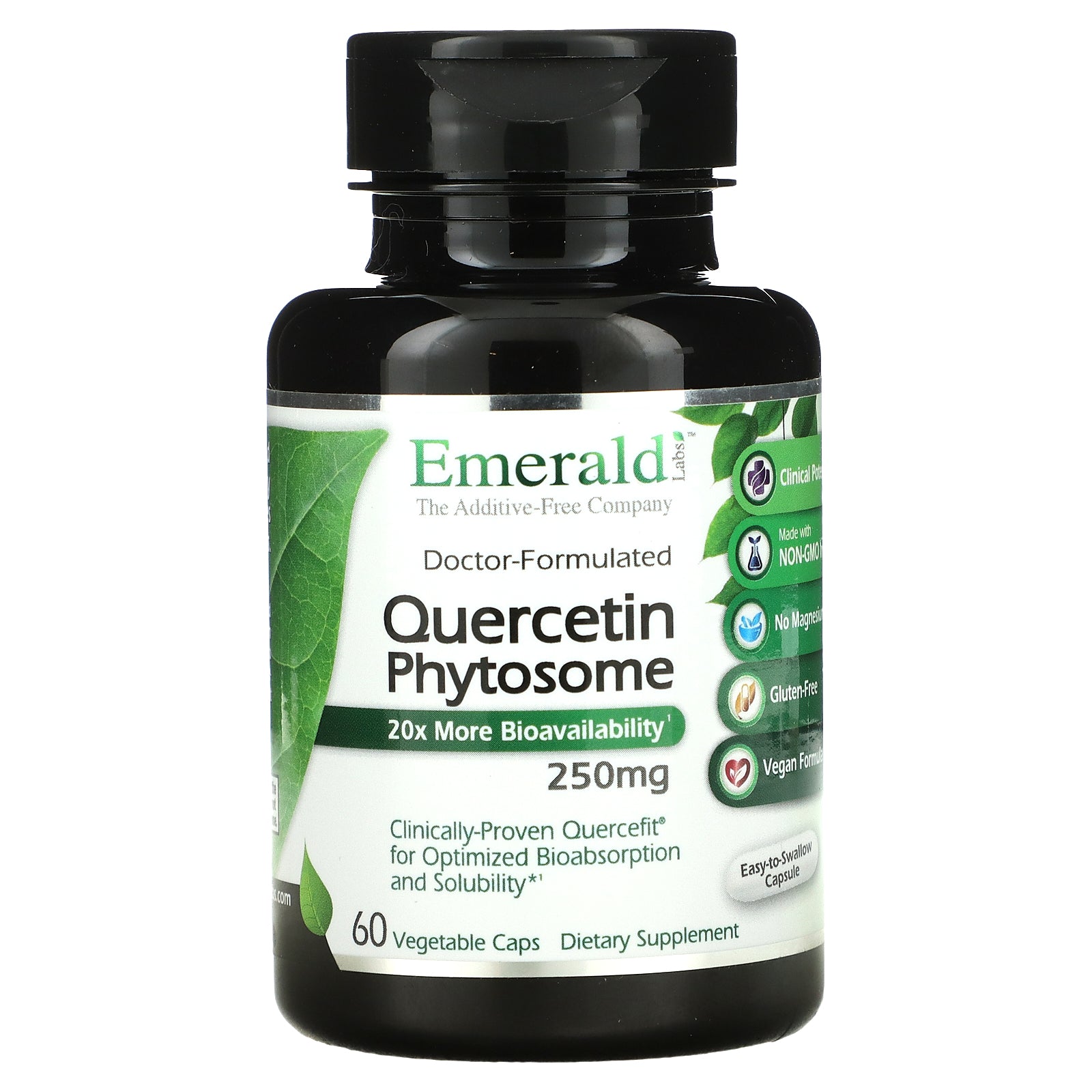 Emerald Laboratories, Quercetin Phytosome, 250 Mg, 60 Vegetable Caps