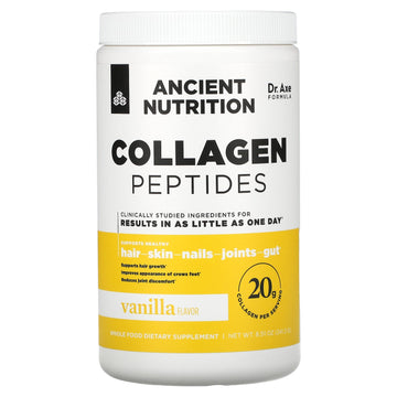 Dr. Axe / Ancient Nutrition, Collagen Peptides, Vanilla