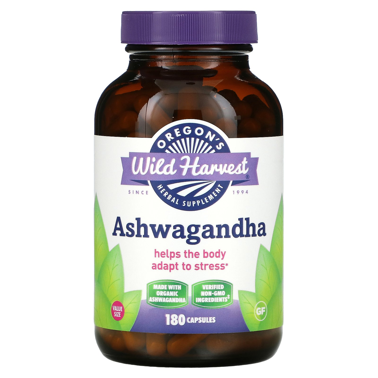 Oregon's Wild Harvest, Ashwagandha, Capsules