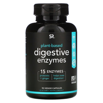 Sports Research, Digestive Enzymes, Plant-Based, Veggie Capsules