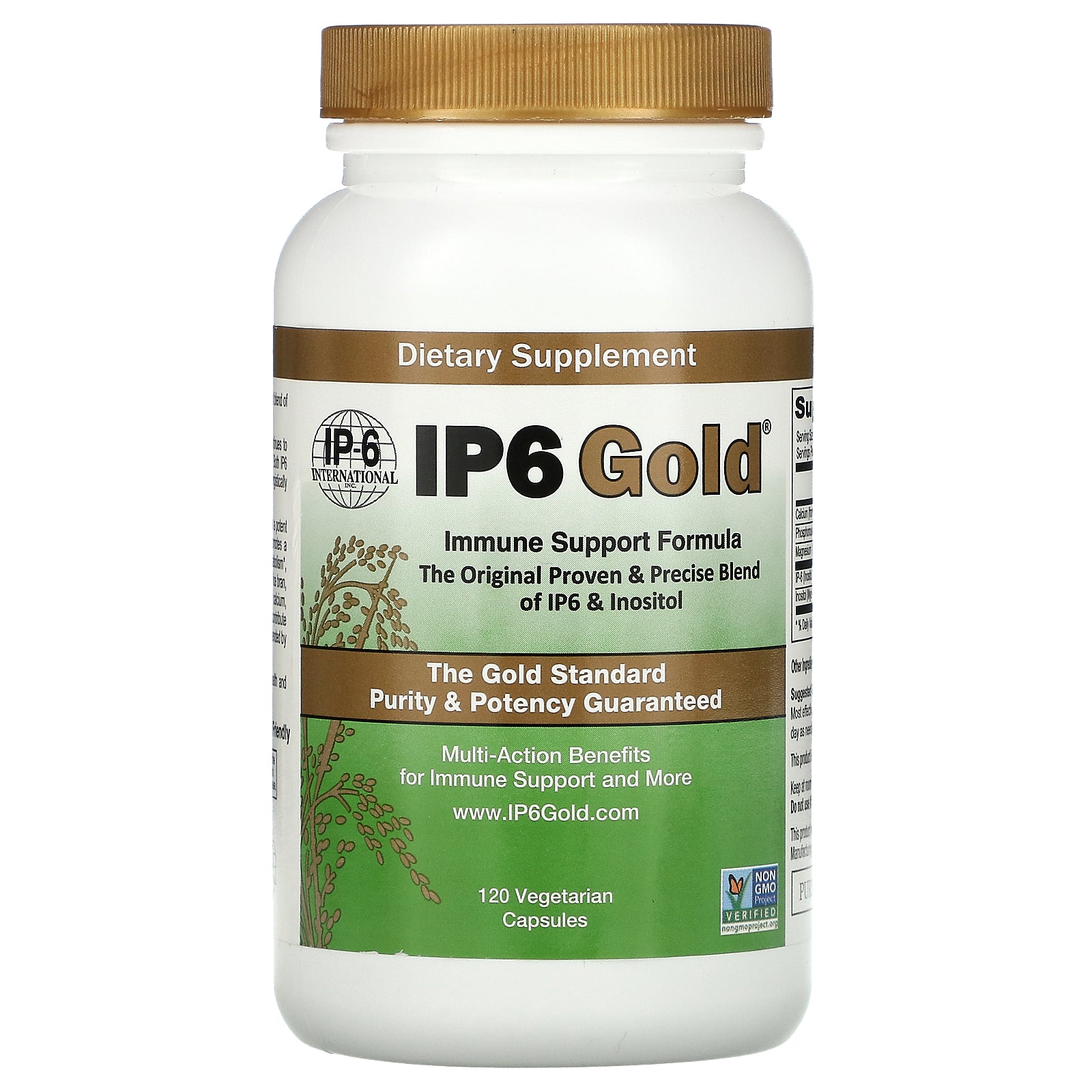 Ip-6 International, Ip6 Gold, Immune Support Formula Vegetarian Capsules