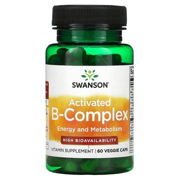 Swanson, Activated B-Complex, Veggie Caps