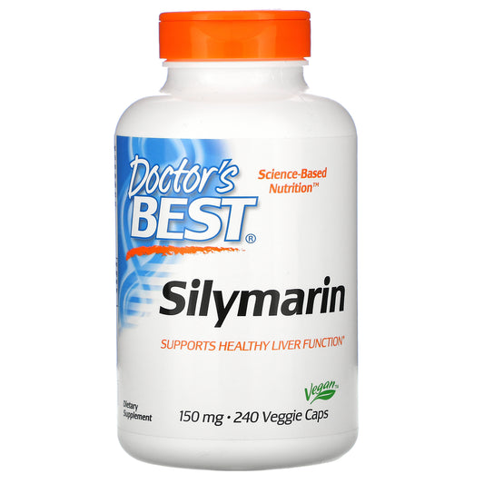 Doctor's Best, Silymarin, 150 mg, Veggie Caps