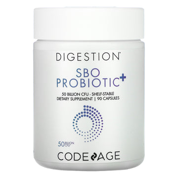 CodeAge, Digestion, SBO Probiotic+, 50 Billion 90 Capsules