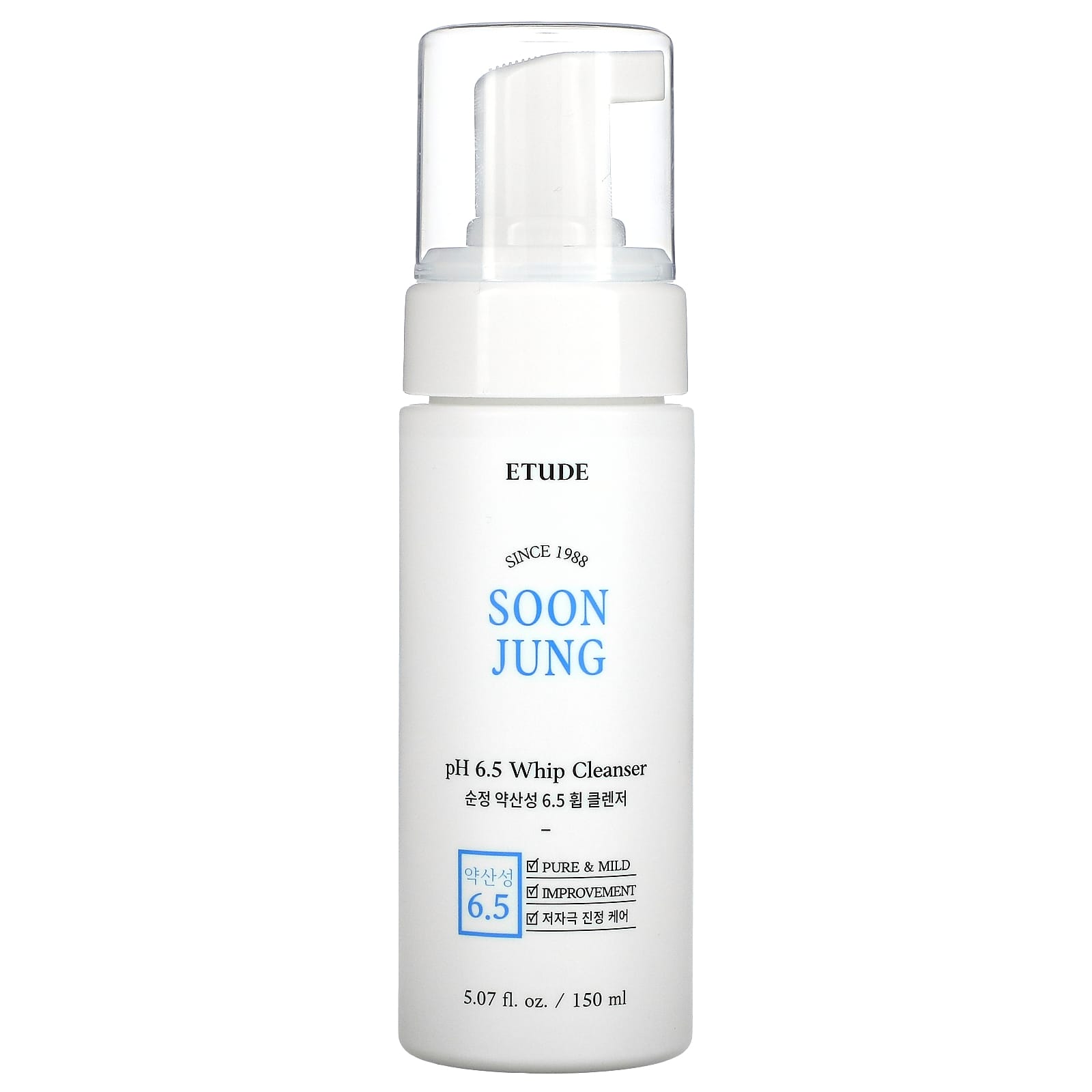 Etude, Soon Jung, pH 6.5 Whip Cleanser (150 ml)