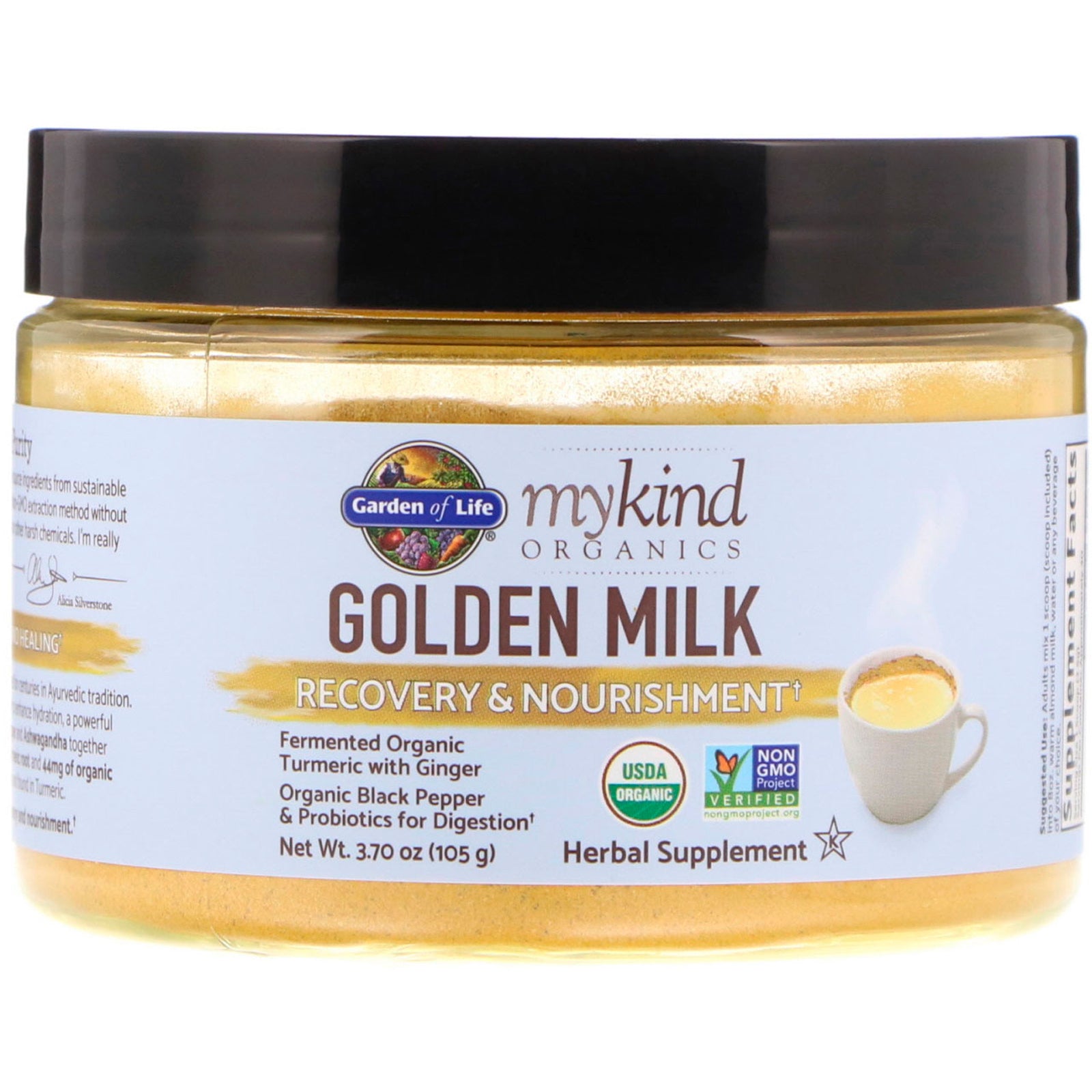 Garden of Life, MyKind Organics, Golden Milk, Recovery & Nourishment