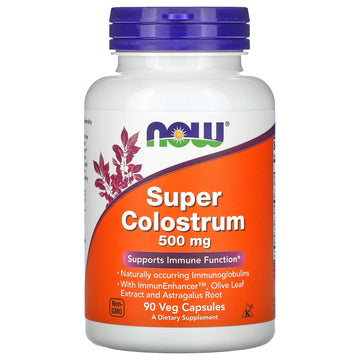 NOW Foods, Super Colostrum, 500 mg Veg Capsules