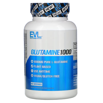 EVLution Nutrition, Glutamine1000, 500 mg Veggie Capsules