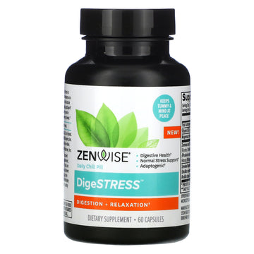 Zenwise Health, DigeSTRESS, Digestion + Relaxation Capsules