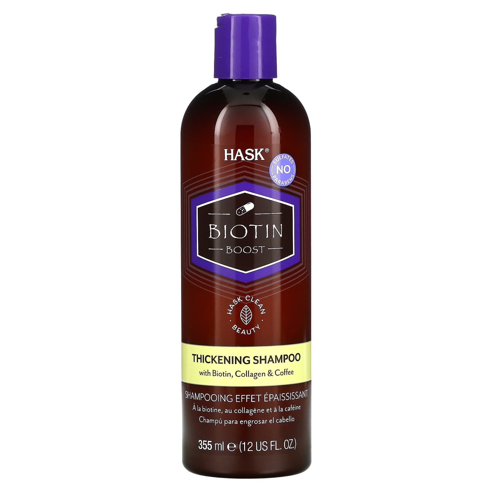 Hask Beauty, Biotin Boost, Thickening Shampoo (355 ml)