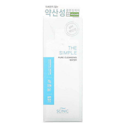 Scinic, The Simple Pure Cleansing Water, pH 5.5 (300 ml)