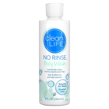 CleanLife, No Rinse Body Wash (236.6 ml)