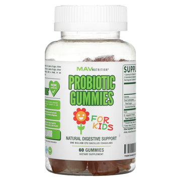 MAV Nutrition, Probiotic Gummies, For Kids, 1 Billion CFU