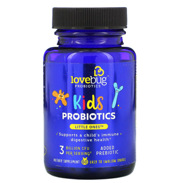 LoveBug Probiotics, Kids Probiotics, Little Ones, 3 Billion CFU