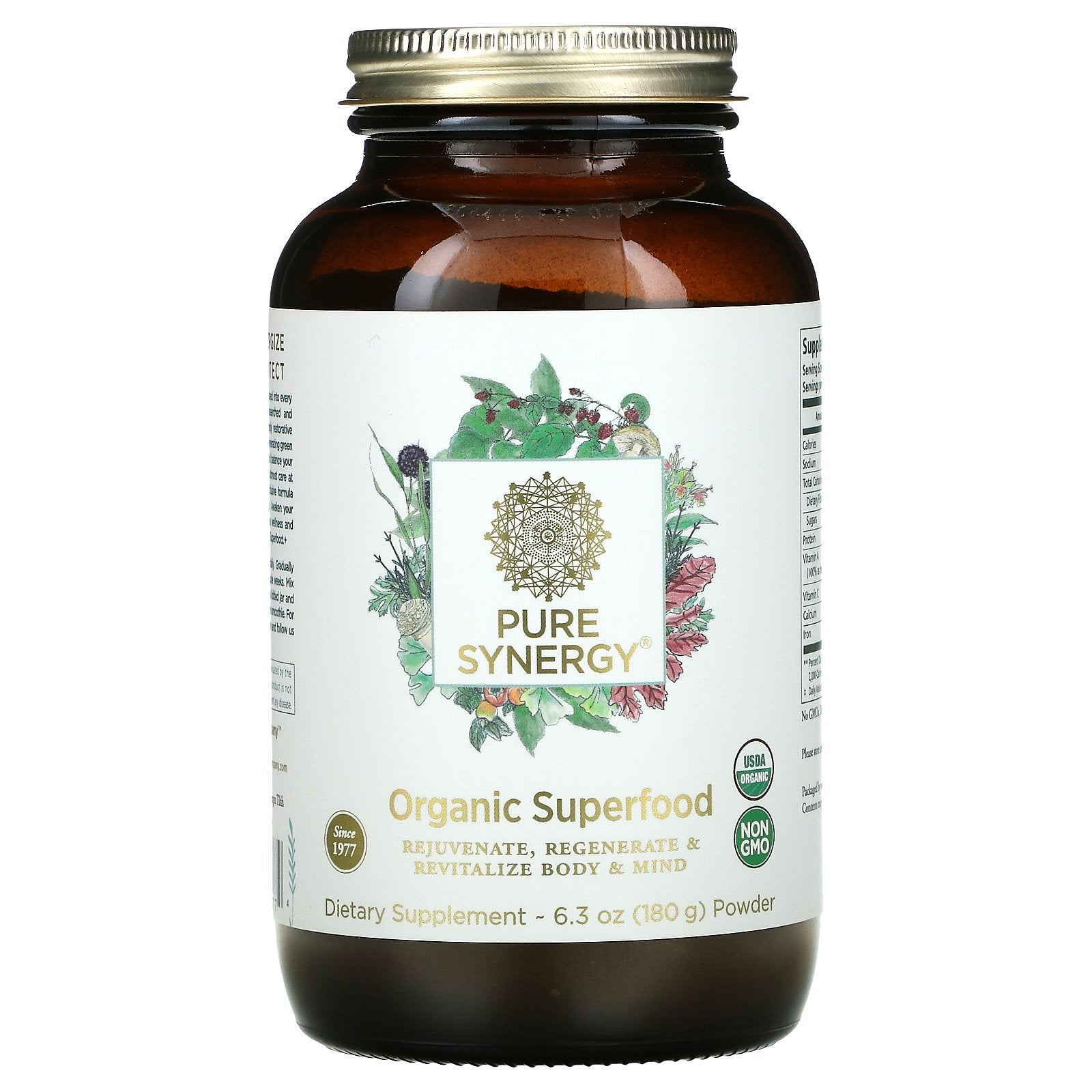 Pure Synergy, Organic Superfood Powder ( 180 g)