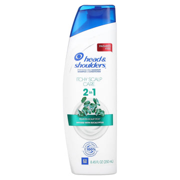 Head & Shoulders, Itchy Scalp Care, 2 in 1 Shampoo + Conditioner, Infused with Eucalyptus (250 ml)