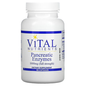 Vital Nutrients, Pancreatic Enzymes, 500 mg Capsules