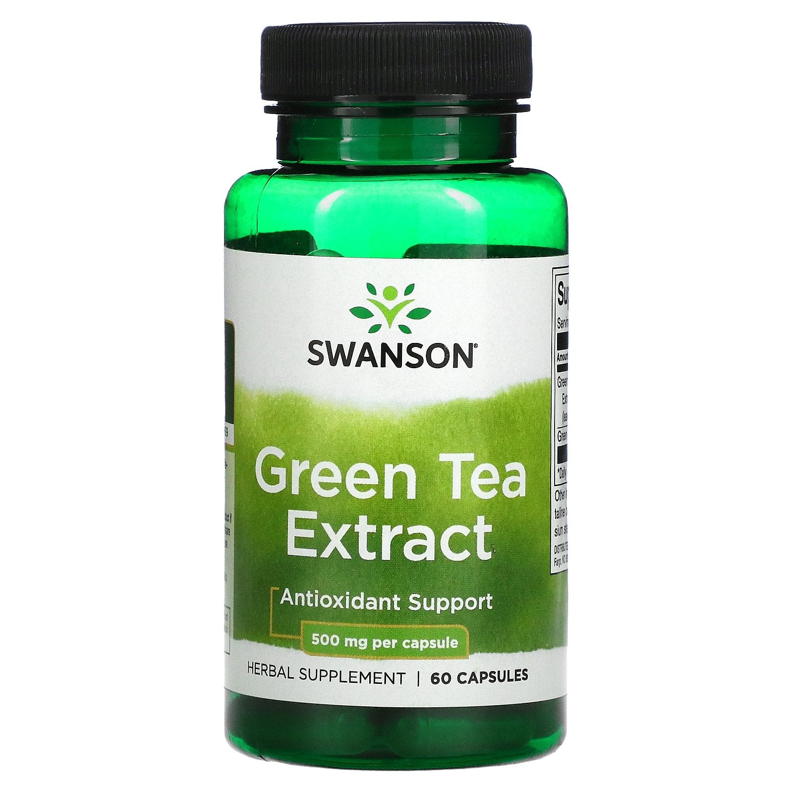 Swanson, Green Tea Extract, 500 mg Capsules