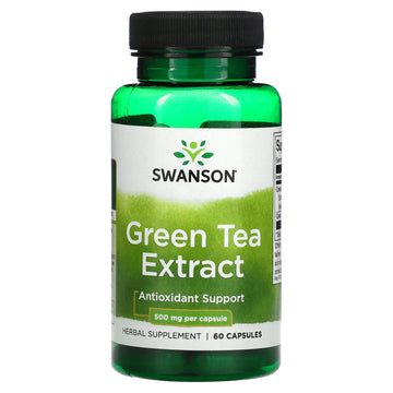 Swanson, Green Tea Extract, 500 mg Capsules
