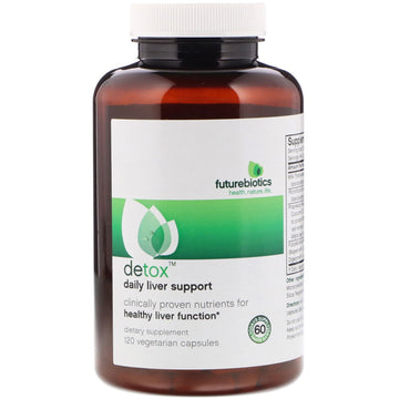 FutureBiotics, Detox, Daily Liver Support Vegetarian Capsules