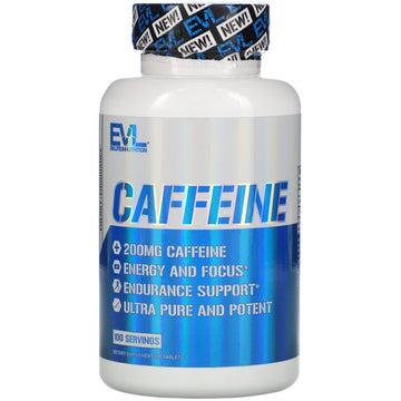 EVLution Nutrition, Caffeine, 200 mg, Tablets