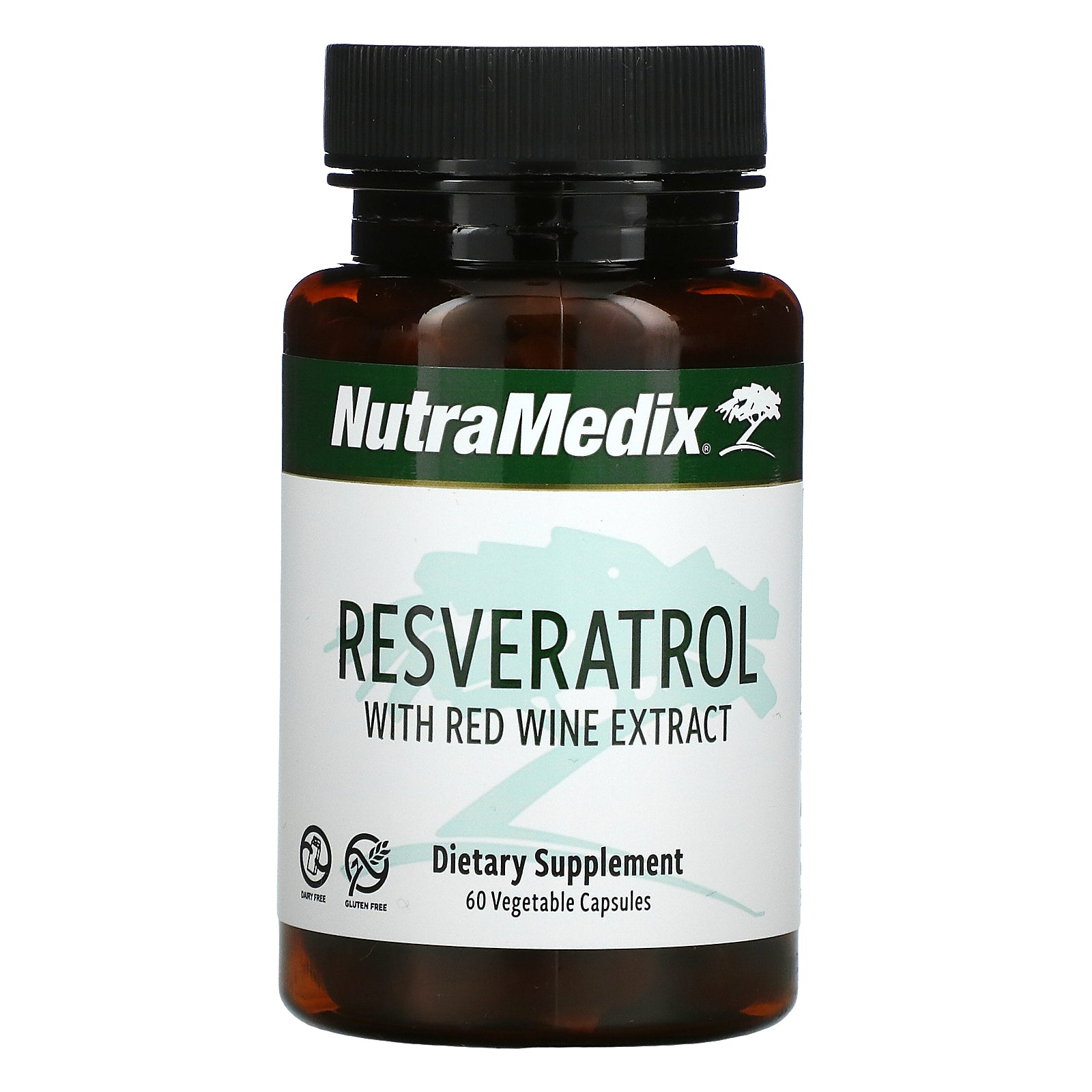 Nutramedix, Resveratrol With Red Wine Extract Vegetable Capsules