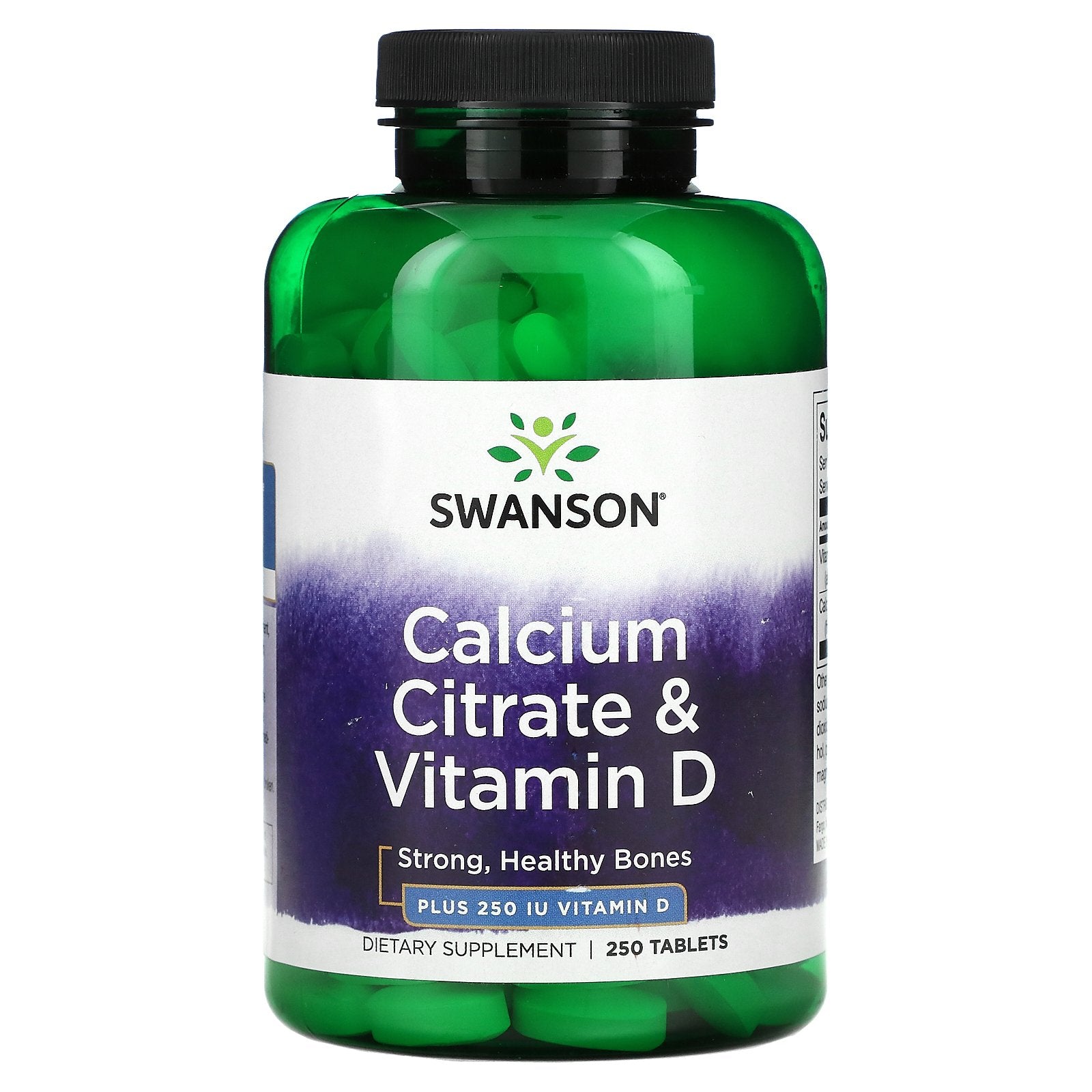 Swanson, Calcium Citrate & Vitamin D