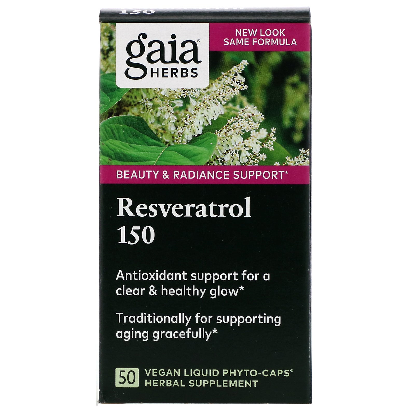Gaia Herbs, Resveratrol 150 Vegan Liquid Phyto-Caps