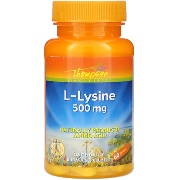Thompson, L-Lysine, 500 mg