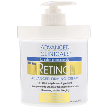 Advanced Clinicals, Retinol, Advanced Firming Cream (454 g)