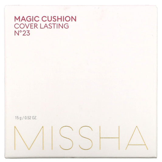 Missha, Magic Cushion Cover Lasting, No. 21 Light Beige