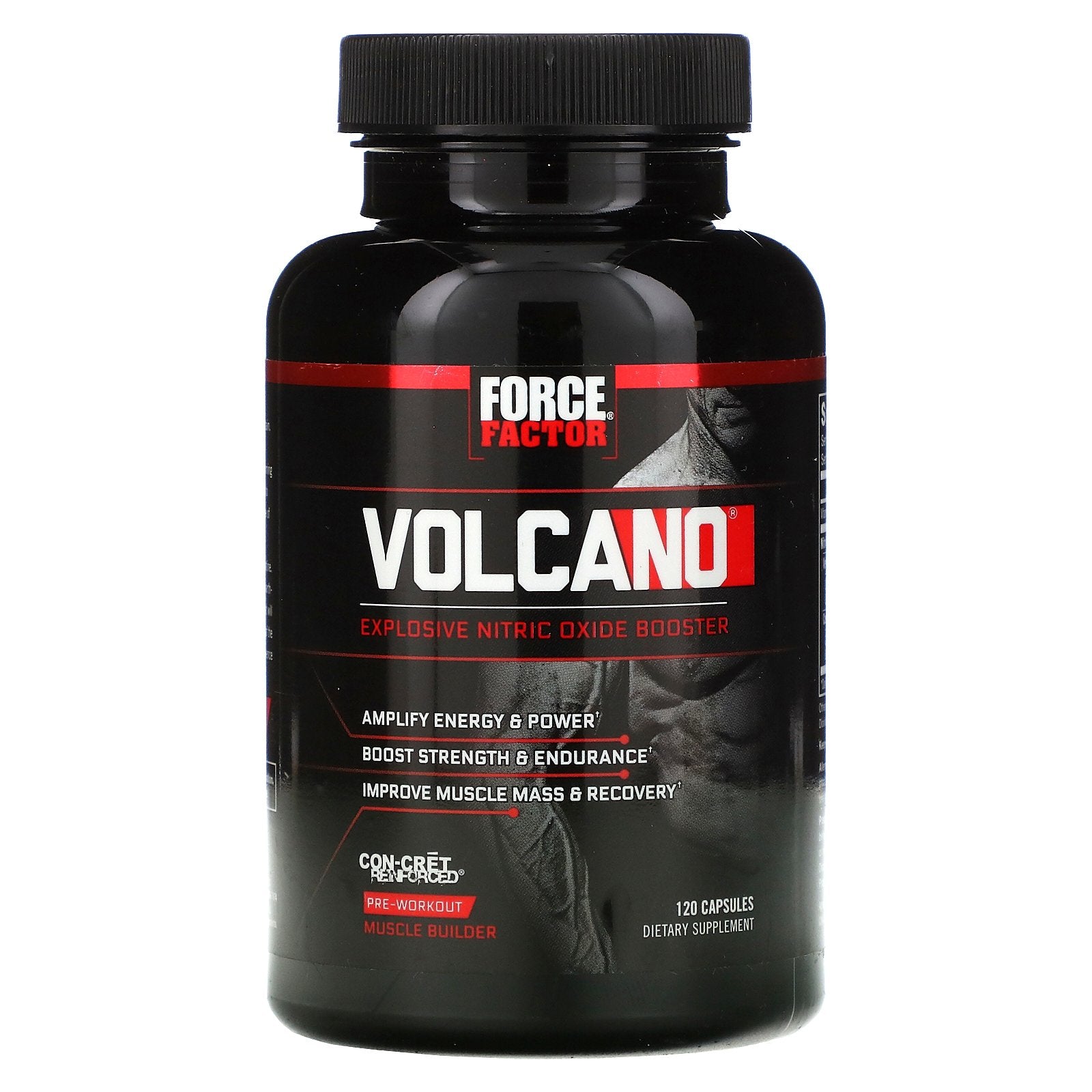 Force Factor, Volcano, Explosive Nitric Oxide Booster, Capsules