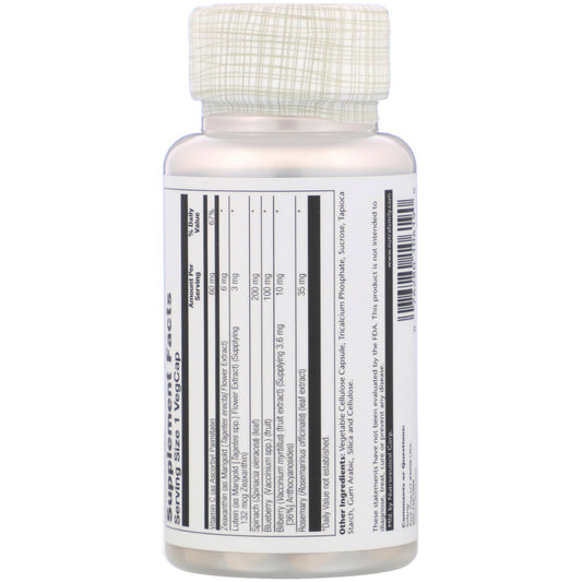 Solaray, Ultra Zeaxanthin, 6 mg, VegCaps