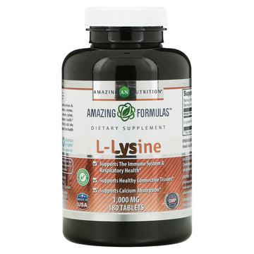 Amazing Nutrition, L-Lysine, 1,000 mg