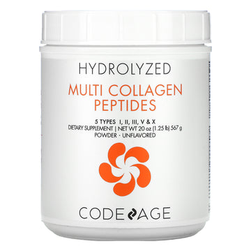 CodeAge, Hydrolyzed, Multi Collagen Peptides, Unflavored
