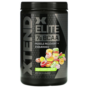 Xtend, Elite, 7G BCAA, Sour Gummy